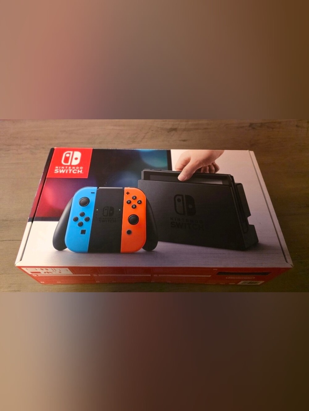 Nintendo Switch Neon Red Blue EMPTY BOX OEM No Inserts No Console